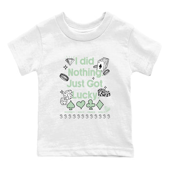 4s Abundance shirts to match jordans Got Lucky sneaker match tees Air Jordan 4 Seafoam match shoes to clothes SNRT Sneaker Tees Youth Baby White 2 tee