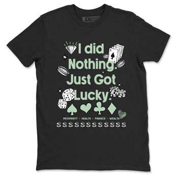 4s Abundance shirts to match jordans Got Lucky sneaker match tees Air Jordan 4 Seafoam match shoes to clothes SNRT Sneaker Tees unisex cotton Black 2 shirts
