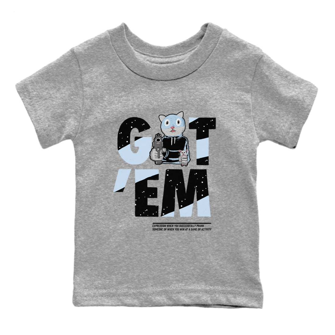 6s White Black shirt to match jordans Got'em Cat sneaker tees Air Jordan 6 White Black SNRT sneaker release tees baby toddler Heather Grey 2 cotton Shirt