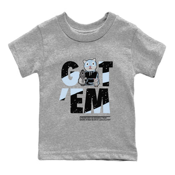 6s White Black shirt to match jordans Got'em Cat sneaker tees Air Jordan 6 White Black SNRT sneaker release tees baby toddler Heather Grey 2 cotton Shirt