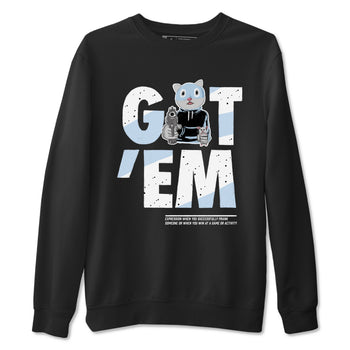 6s White Black shirt to match jordans Got'em Cat sneaker tees Air Jordan 6 White Black SNRT Sneaker Release Tees unisex cotton Black 2 crew neck shirt