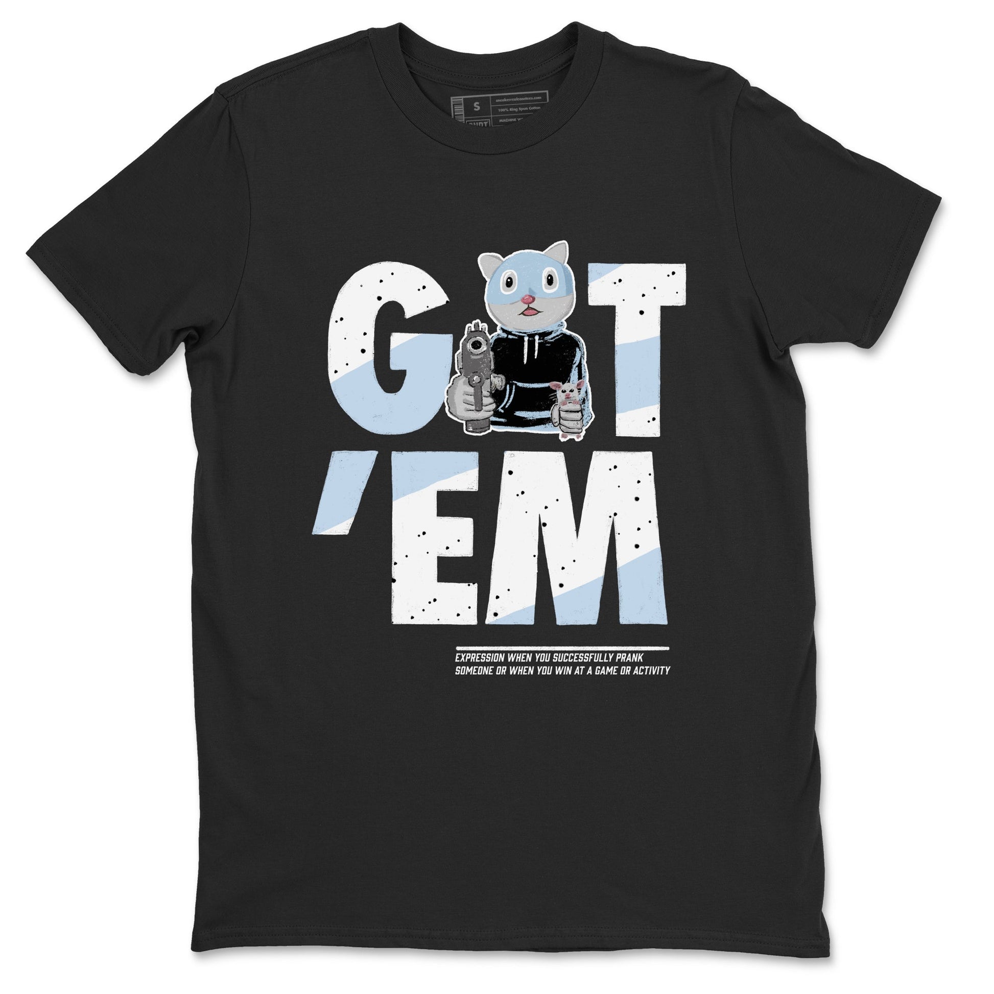 6s White Black shirt to match jordans Got'em Cat sneaker tees Air Jordan 6 White Black SNRT Sneaker Release Tees unisex cotton Black 2 crew neck shirt