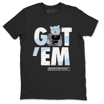 6s White Black shirt to match jordans Got'em Cat sneaker tees Air Jordan 6 White Black SNRT Sneaker Release Tees unisex cotton Black 2 crew neck shirt