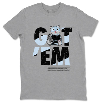 6s White Black shirt to match jordans Got'em Cat sneaker tees Air Jordan 6 White Black SNRT Sneaker Release Tees unisex cotton Heather Grey 2 crew neck shirt