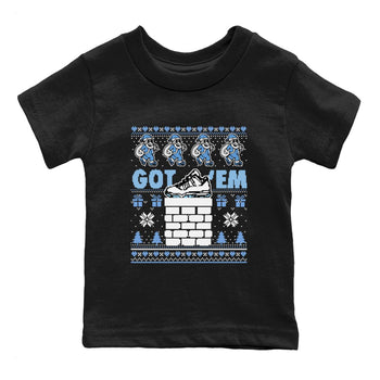 11s Legend Blue shirts to match jordans Got'em Santa sneaker match tees Air Jordan 11 Retro Legend Blue match shoes to clothes SNRT Sneaker Tees Youth Baby Black 2 tee