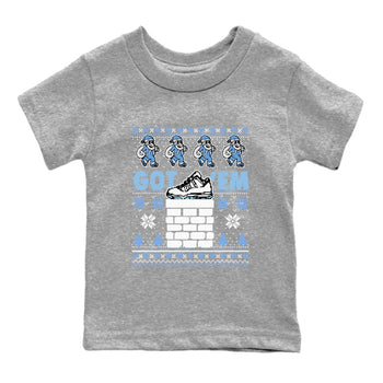 11s Legend Blue shirts to match jordans Got'em Santa sneaker match tees Air Jordan 11 Retro Legend Blue match shoes to clothes SNRT Sneaker Tees Youth Baby Heather Grey 2 tee