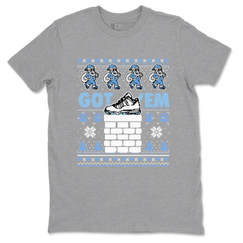 11s Legend Blue shirts to match jordans Got'em Santa sneaker match tees Air Jordan 11 Retro Legend Blue match shoes to clothes SNRT Sneaker Tees unisex cotton Heather Grey 2 shirts