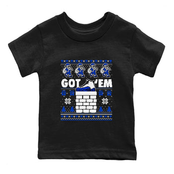 Air Jordan 13 Blueberry t-shirts to match sneakers Got'em Santa sneaker match tees Air Jordan 13 Blueberry match shoes to clothes SNRT Sneaker Tees Youth Baby Black 2 tee