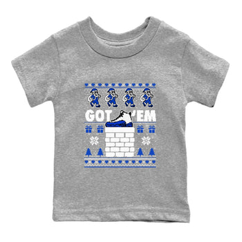 Air Jordan 13 Blueberry t-shirts to match sneakers Got'em Santa sneaker match tees Air Jordan 13 Blueberry match shoes to clothes SNRT Sneaker Tees Youth Baby Heather Grey 2 tee
