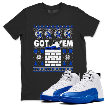 Air Jordan 13 Blueberry t-shirts to match sneakers Got'em Santa sneaker match tees Air Jordan 13 Blueberry match shoes to clothes SNRT Sneaker Tees unisex cotton Black 1 shirts