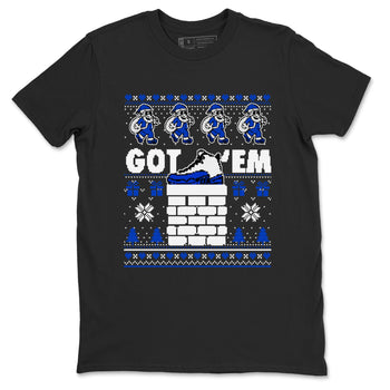 Air Jordan 13 Blueberry t-shirts to match sneakers Got'em Santa sneaker match tees Air Jordan 13 Blueberry match shoes to clothes SNRT Sneaker Tees unisex cotton Black 2 shirts