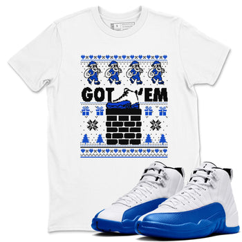Air Jordan 13 Blueberry t-shirts to match sneakers Got'em Santa sneaker match tees Air Jordan 13 Blueberry match shoes to clothes SNRT Sneaker Tees unisex cotton White 1 shirts