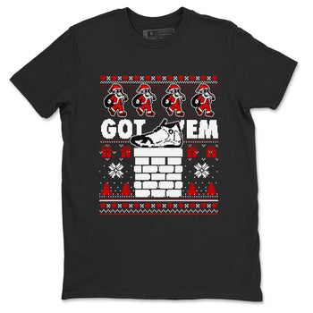 Air Jordan 14 Black Toe t shirts to match sneakers Got'em Santa sneaker match tees 14s Black Toe sneaker match tee SNRT Sneaker Tees unisex cotton Black 2 shirts
