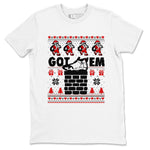 Air Jordan 14 Black Toe t shirts to match sneakers Got'em Santa sneaker match tees 14s Black Toe sneaker match tee SNRT Sneaker Tees unisex cotton White 2 shirts