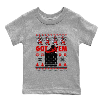 6s Toro Bravo shirts to match jordans Got'em Santa sneaker match tees Air Jordan 6 Toro Bravo match shoes to clothes SNRT Sneaker Tees Youth Baby Heather Grey 2 tee