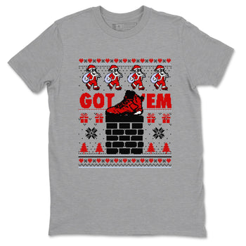 6s Toro Bravo shirts to match jordans Got'em Santa sneaker match tees Air Jordan 6 Toro Bravo match shoes to clothes SNRT Sneaker Tees unisex cotton Heather Grey 2 shirts