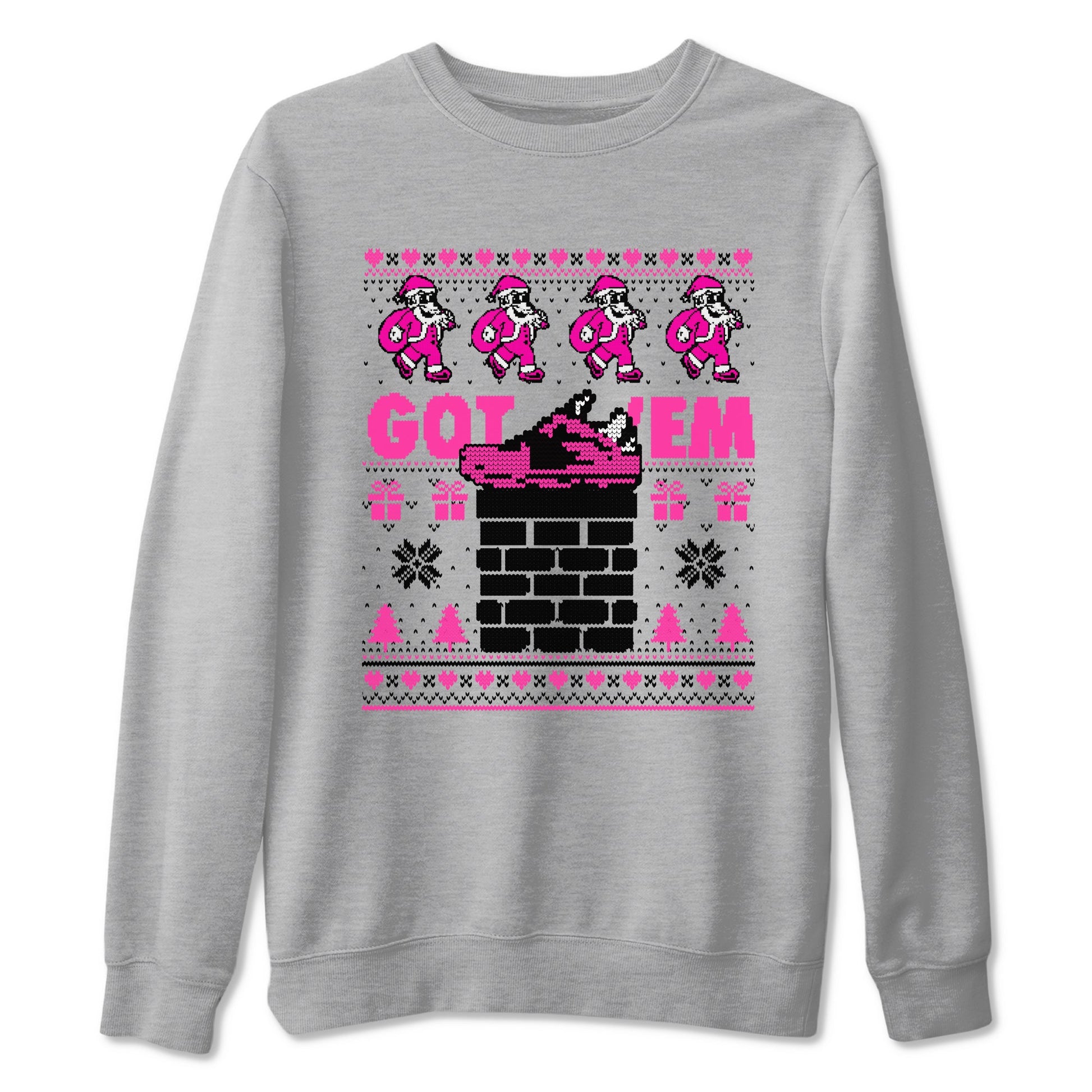 Nike KD 4 Retro Aunt Pearl shirts to match jordans Got'em Santa sneaker match tees Nike KD 4 Aunt Pearl match shoes to clothes SNRT Sneaker Tees unisex cotton Heather Grey 2 shirts