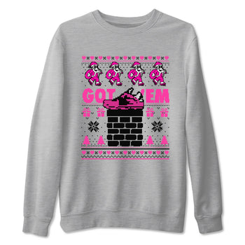 Nike KD 4 Retro Aunt Pearl shirts to match jordans Got'em Santa sneaker match tees Nike KD 4 Aunt Pearl match shoes to clothes SNRT Sneaker Tees unisex cotton Heather Grey 2 shirts