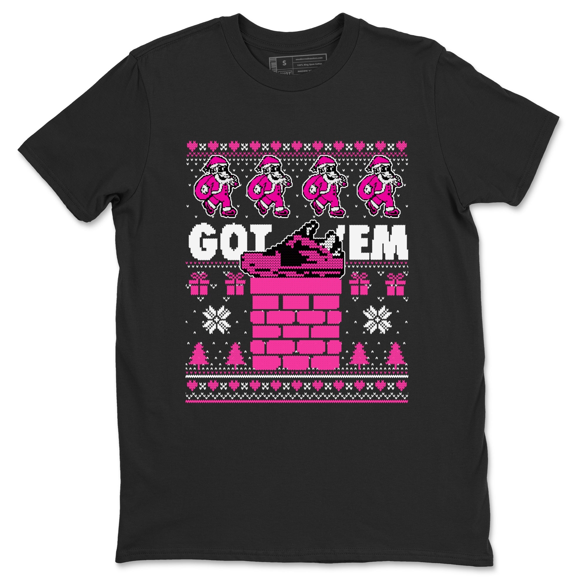 Nike KD 4 Retro Aunt Pearl shirts to match jordans Got'em Santa sneaker match tees Nike KD 4 Aunt Pearl match shoes to clothes SNRT Sneaker Tees unisex cotton Black 2 shirts