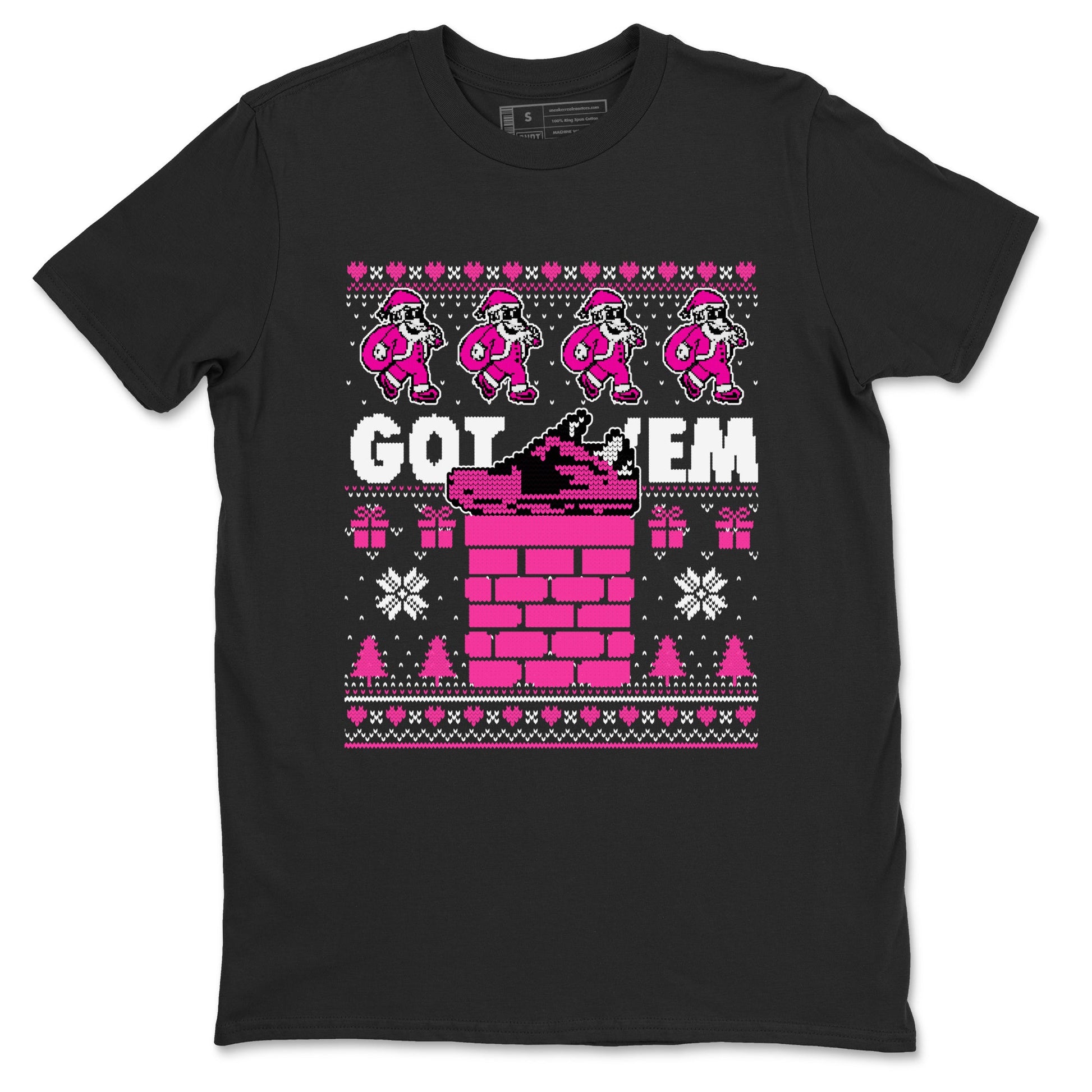 Nike KD 4 Retro Aunt Pearl shirts to match jordans Got'em Santa sneaker match tees Nike KD 4 Aunt Pearl match shoes to clothes SNRT Sneaker Tees unisex cotton Black 2 shirts