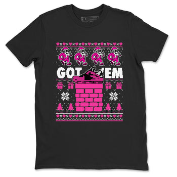 Nike KD 4 Retro Aunt Pearl shirts to match jordans Got'em Santa sneaker match tees Nike KD 4 Aunt Pearl match shoes to clothes SNRT Sneaker Tees unisex cotton Black 2 shirts