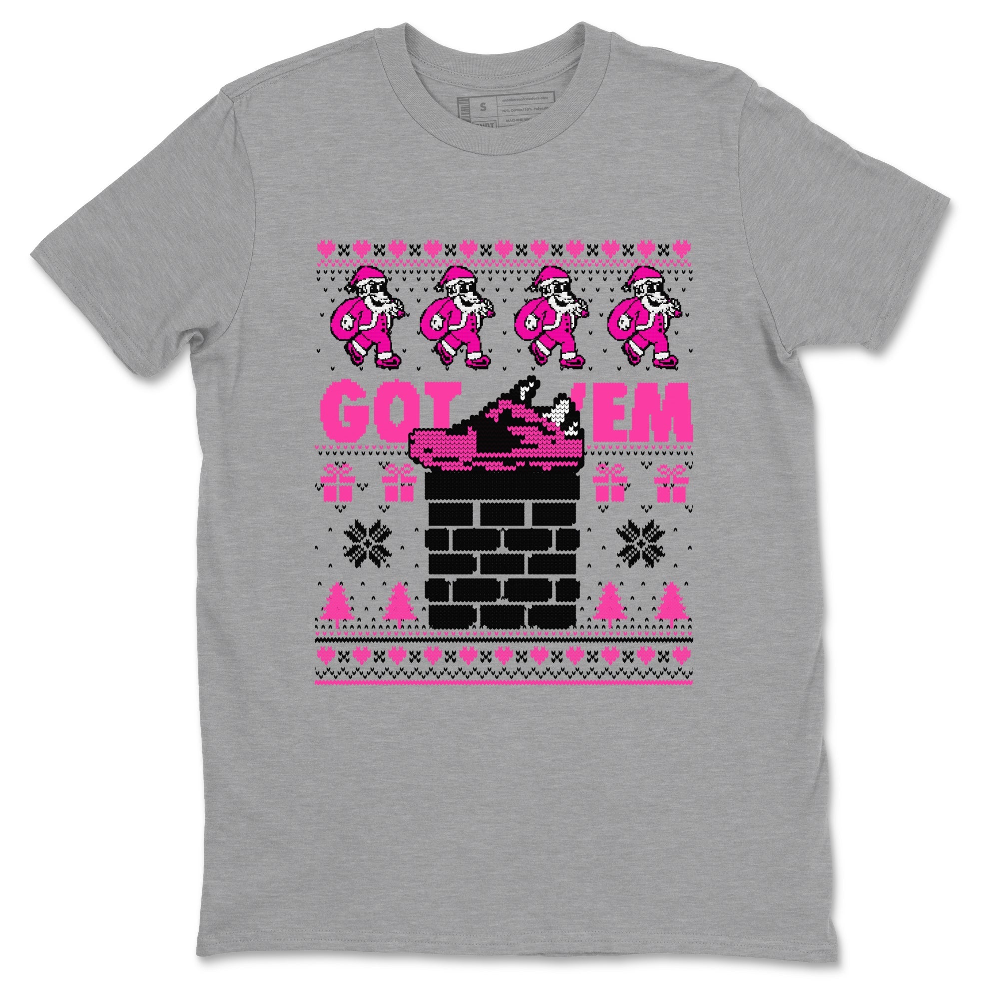Nike KD 4 Retro Aunt Pearl shirts to match jordans Got'em Santa sneaker match tees Nike KD 4 Aunt Pearl match shoes to clothes SNRT Sneaker Tees unisex cotton Heather Grey 2 shirts