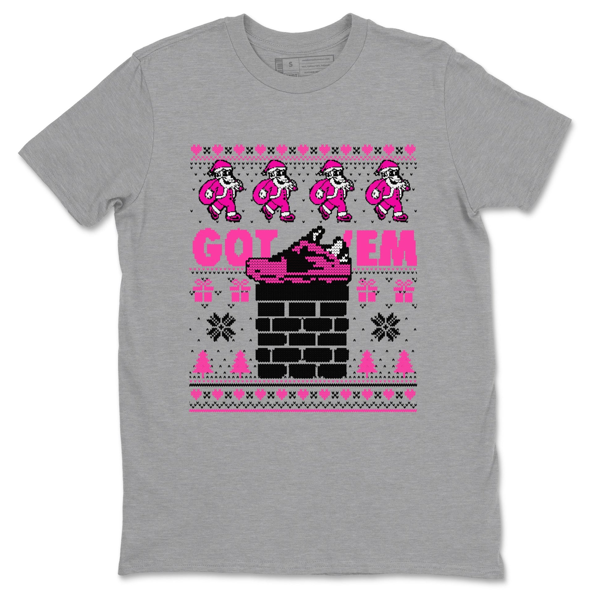 Nike KD 4 Retro Aunt Pearl shirts to match jordans Got'em Santa sneaker match tees Nike KD 4 Aunt Pearl match shoes to clothes SNRT Sneaker Tees unisex cotton Heather Grey 2 shirts