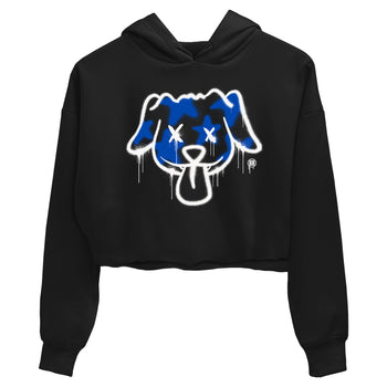1s Game Royal shirts to match jordans Graffiti Dog sneaker match tees Air Jordan 1 Retro Low OG Game Royal match shoes to clothes SNRT Sneaker Tees unisex cotton Black 2 crop tee