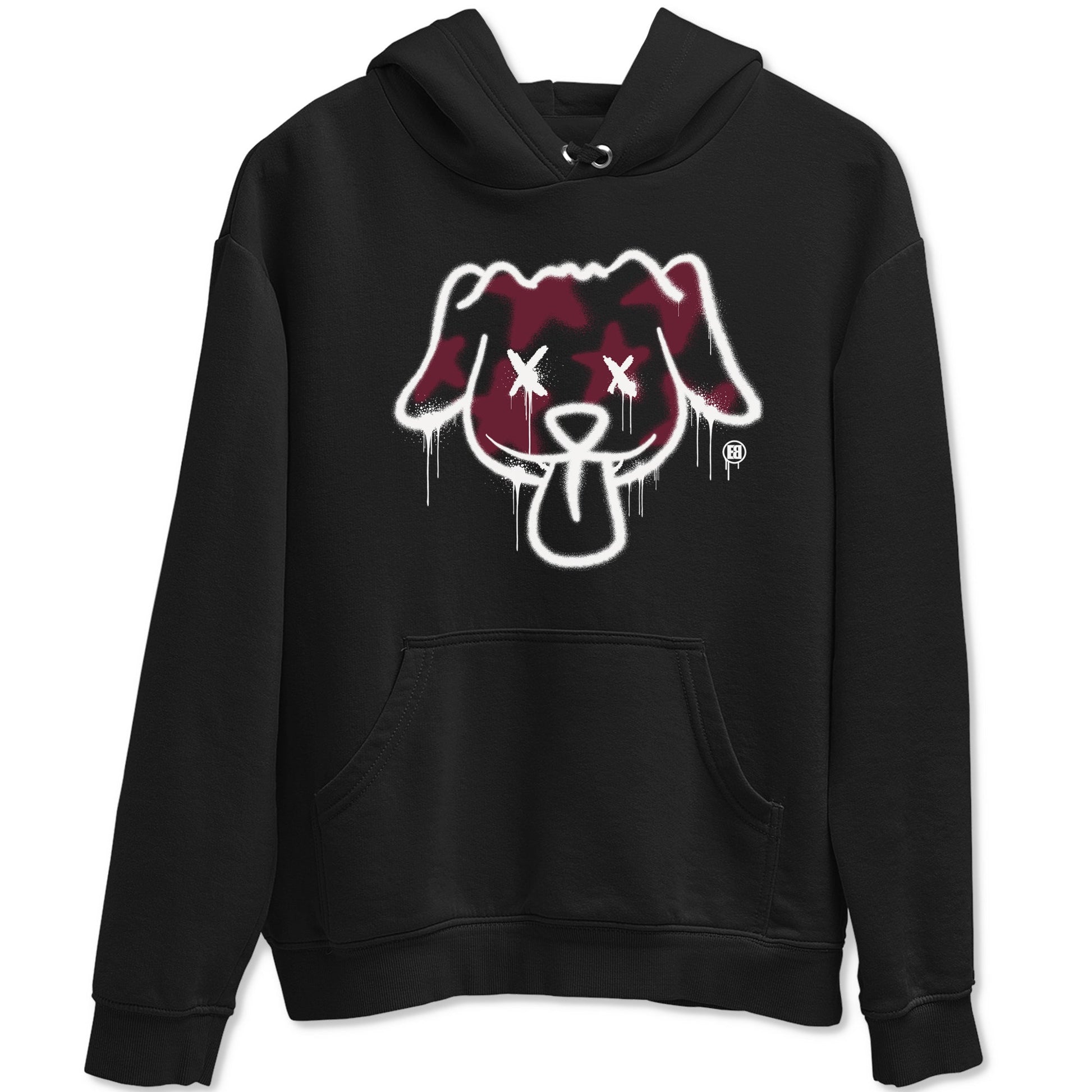 Air Jordan 1 High OG Metallic Burgundy shirts to match jordans Graffiti Dog sneaker match tees Air Jordan 1 Metallic Burgundy SNRT Sneaker Tees streetwear brand Black 2 unisex cotton tee