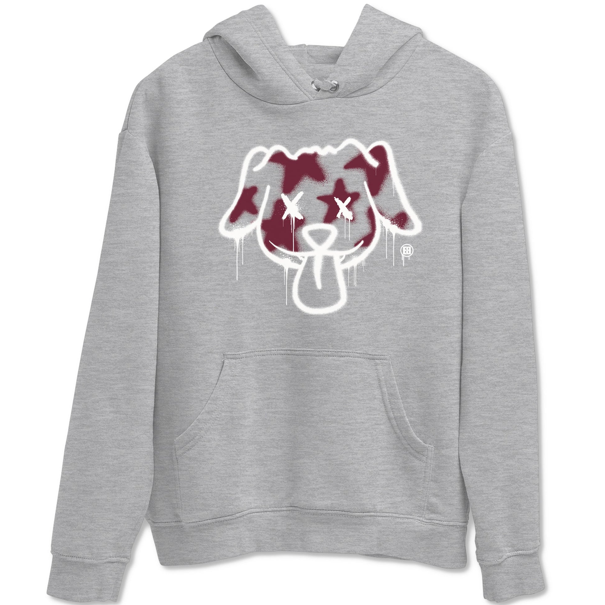Air Jordan 1 High OG Metallic Burgundy shirts to match jordans Graffiti Dog sneaker match tees Air Jordan 1 Metallic Burgundy SNRT Sneaker Tees streetwear brand Heather Grey 2 unisex cotton tee