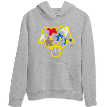 AJ1 Travis Scott Canary shirt to match jordans Graffiti Dog sneaker tees Air Jordan 1 Travis Scott Canary SNRT Sneaker Release Tees unisex cotton Heather Grey 2 crew neck shirt