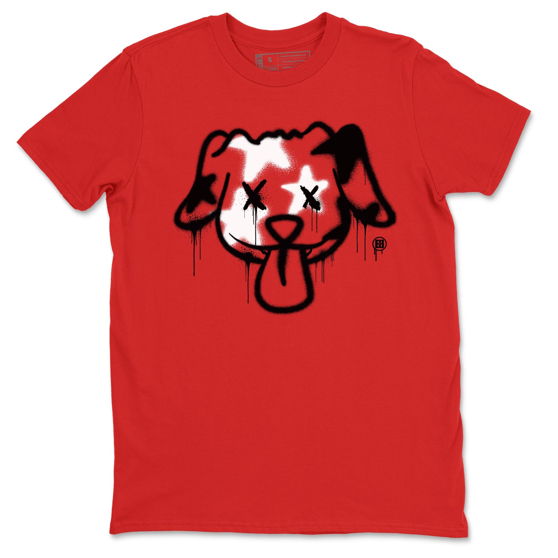 11s Bred Velvet shirts to match jordans Graffiti Dog sneaker match tees Air Jordan 11 Bred Velvet match shoes to clothes SNRT Sneaker Tees unisex cotton Red 2 shirts