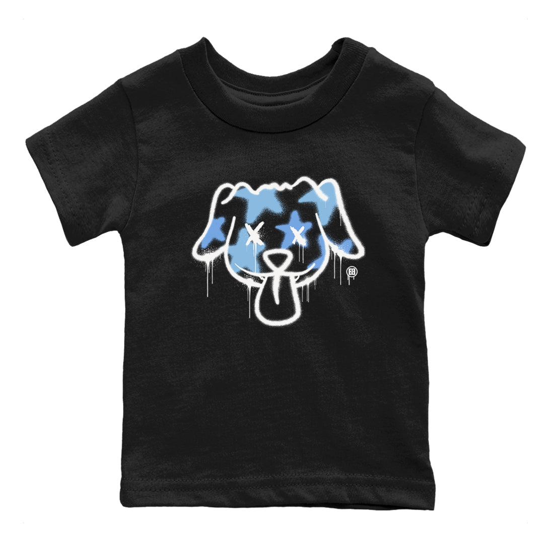 11s Legend Blue shirts to match jordans Graffiti Dog sneaker match tees Air Jordan 11 Legend Blue match shoes to clothes SNRT Sneaker Tees Youth Baby Black 2 tee