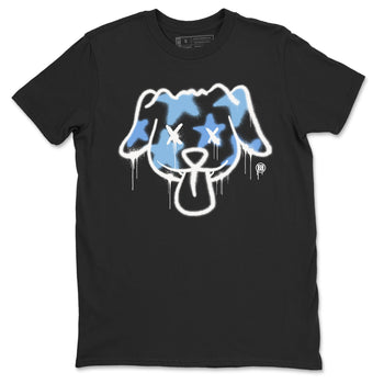 11s Legend Blue shirts to match jordans Graffiti Dog sneaker match tees Air Jordan 11 Legend Blue match shoes to clothes SNRT Sneaker Tees unisex cotton Black 2 shirts