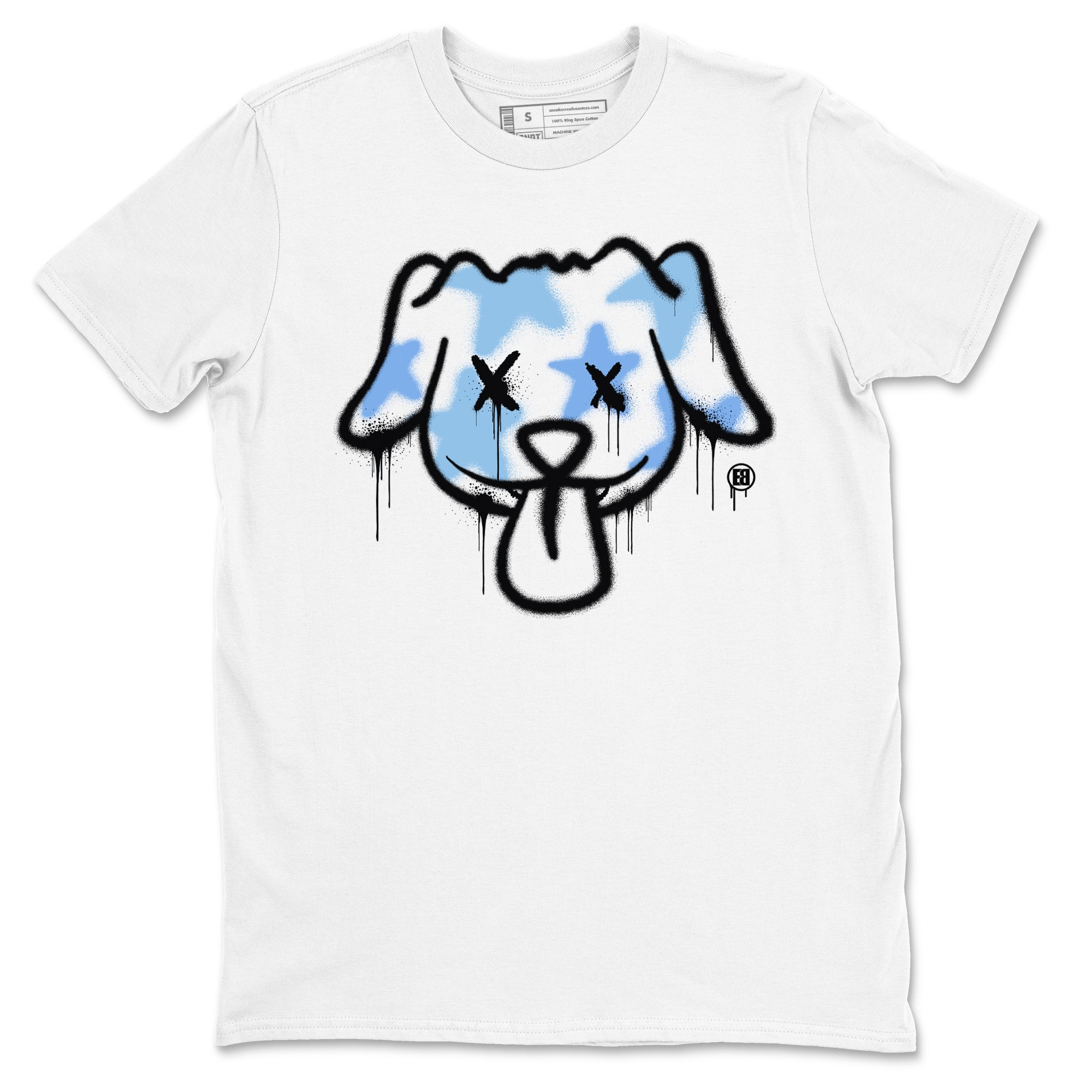 11s Legend Blue shirts to match jordans Graffiti Dog sneaker match tees Air Jordan 11 Legend Blue match shoes to clothes SNRT Sneaker Tees unisex cotton White 2 shirts