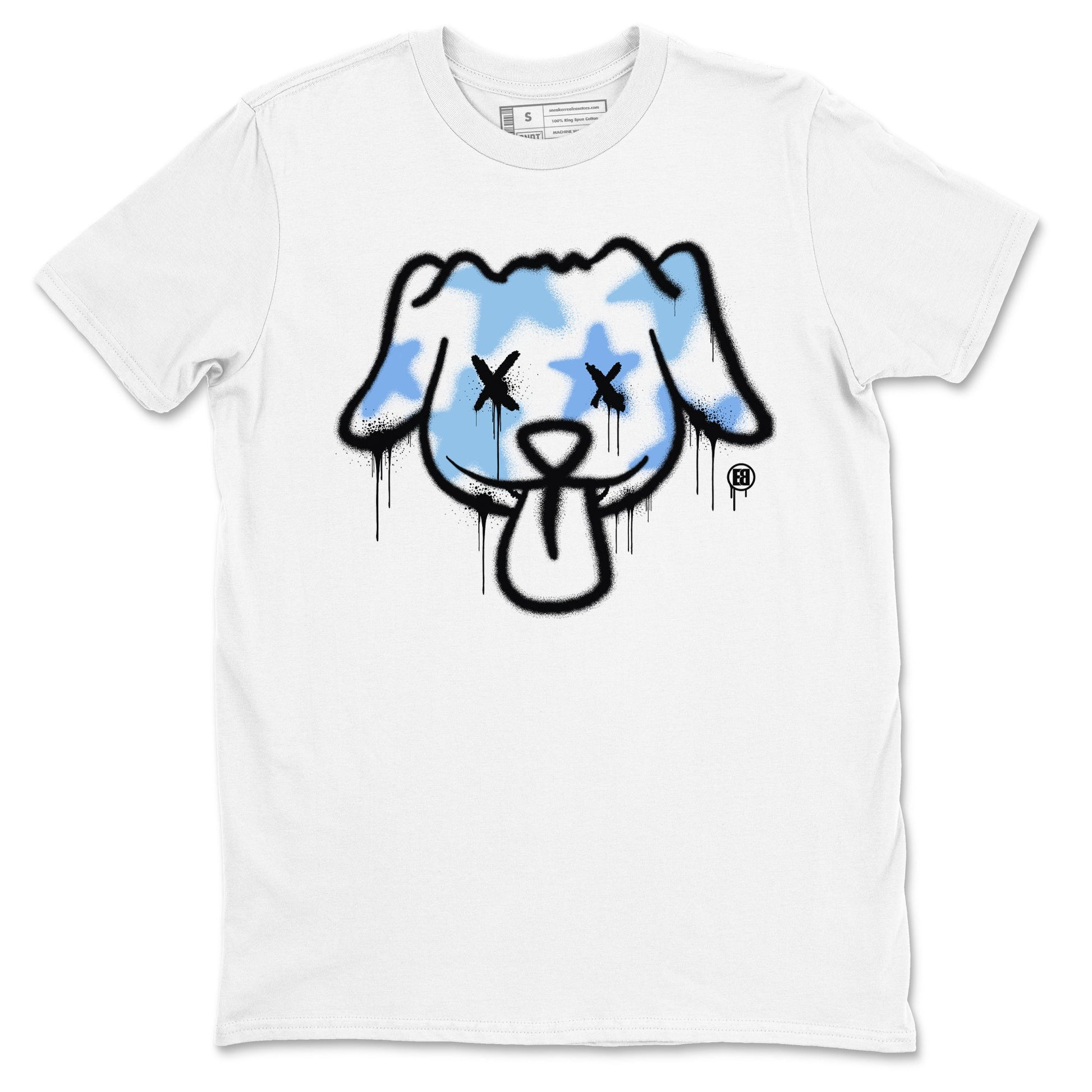 11s Legend Blue shirts to match jordans Graffiti Dog sneaker match tees Air Jordan 11 Legend Blue match shoes to clothes SNRT Sneaker Tees unisex cotton White 2 shirts