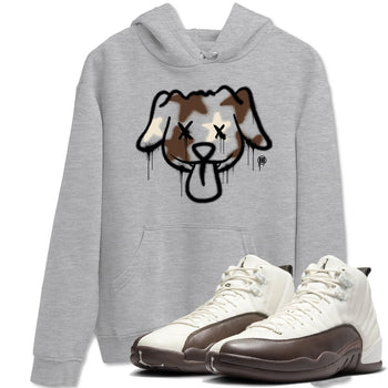 AJ12 Baroque Brown shirts to match jordans Graffiti dog best t shirts to wear with jordans SoleFly x Jordan 12 Baroque Brown match shoes to clothes SNRT Sneaker Tees unisex cotton Heather Grey 1 shirts