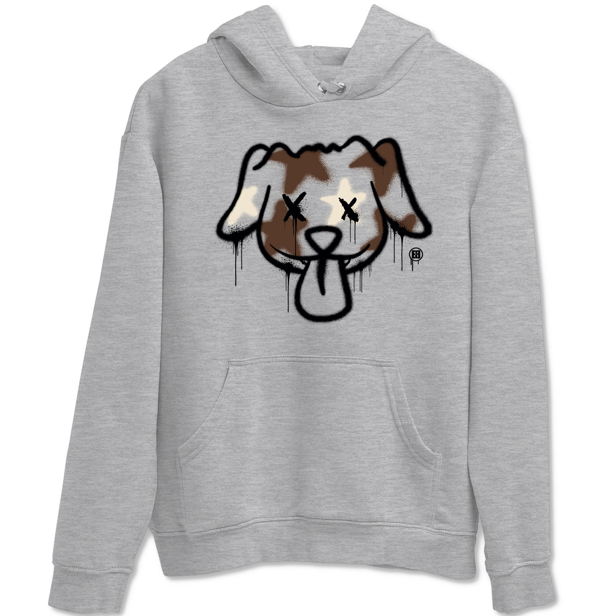 AJ12 Baroque Brown shirts to match jordans Graffiti dog best t shirts to wear with jordans SoleFly x Jordan 12 Baroque Brown match shoes to clothes SNRT Sneaker Tees unisex cotton Heather Grey 2 shirts