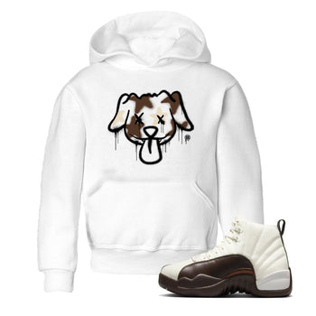 AJ12 Baroque Brown shirts to match jordans Graffiti dog best t shirts to wear with jordans SoleFly x Jordan 12 Baroque Brown match shoes to clothes SNRT Sneaker Tees Youth Baby White 1 tee