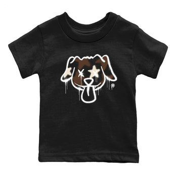 AJ12 Baroque Brown shirts to match jordans Graffiti dog best t shirts to wear with jordans SoleFly x Jordan 12 Baroque Brown match shoes to clothes SNRT Sneaker Tees Youth Baby Black 2 tee