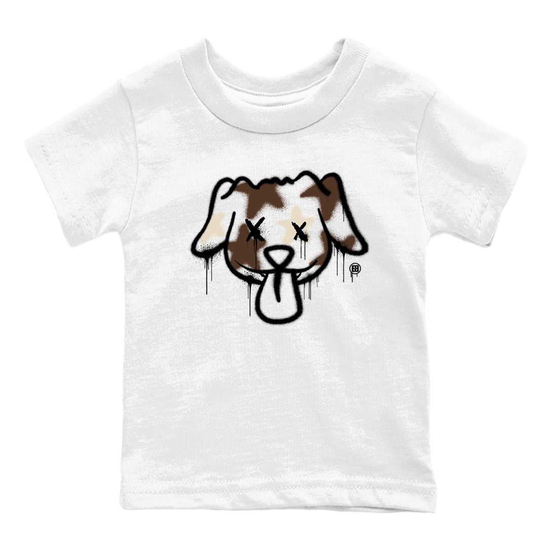 AJ12 Baroque Brown shirts to match jordans Graffiti dog best t shirts to wear with jordans SoleFly x Jordan 12 Baroque Brown match shoes to clothes SNRT Sneaker Tees Youth Baby White 2 tee