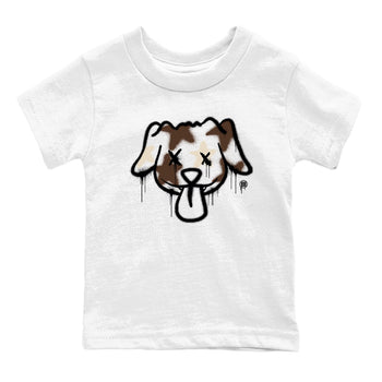 AJ12 Baroque Brown shirts to match jordans Graffiti dog best t shirts to wear with jordans SoleFly x Jordan 12 Baroque Brown match shoes to clothes SNRT Sneaker Tees Youth Baby White 2 tee