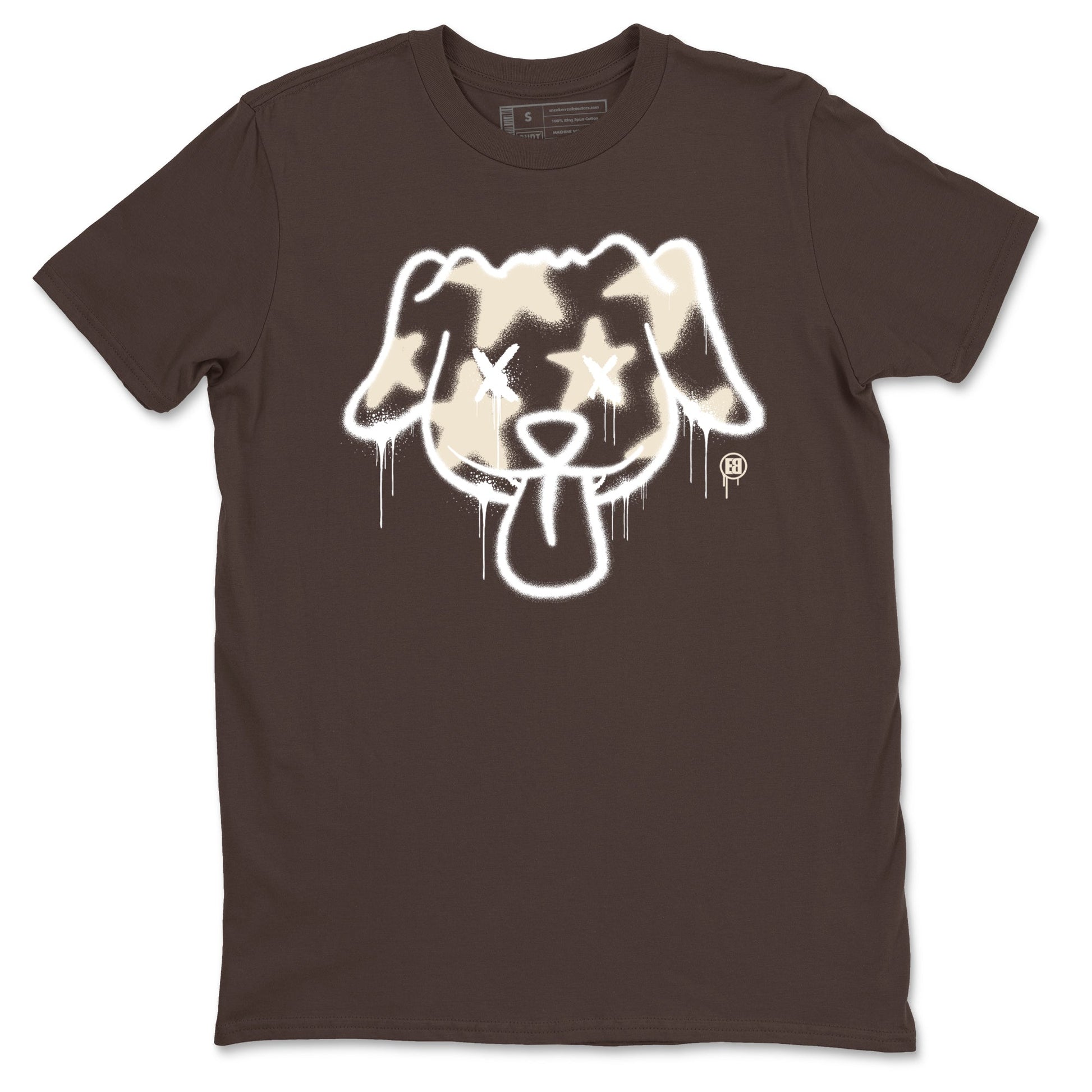 AJ12 Baroque Brown shirts to match jordans Graffiti dog best t shirts to wear with jordans SoleFly x Jordan 12 Baroque Brown match shoes to clothes SNRT Sneaker Tees unisex cotton Dark Chocolate 2 shirts