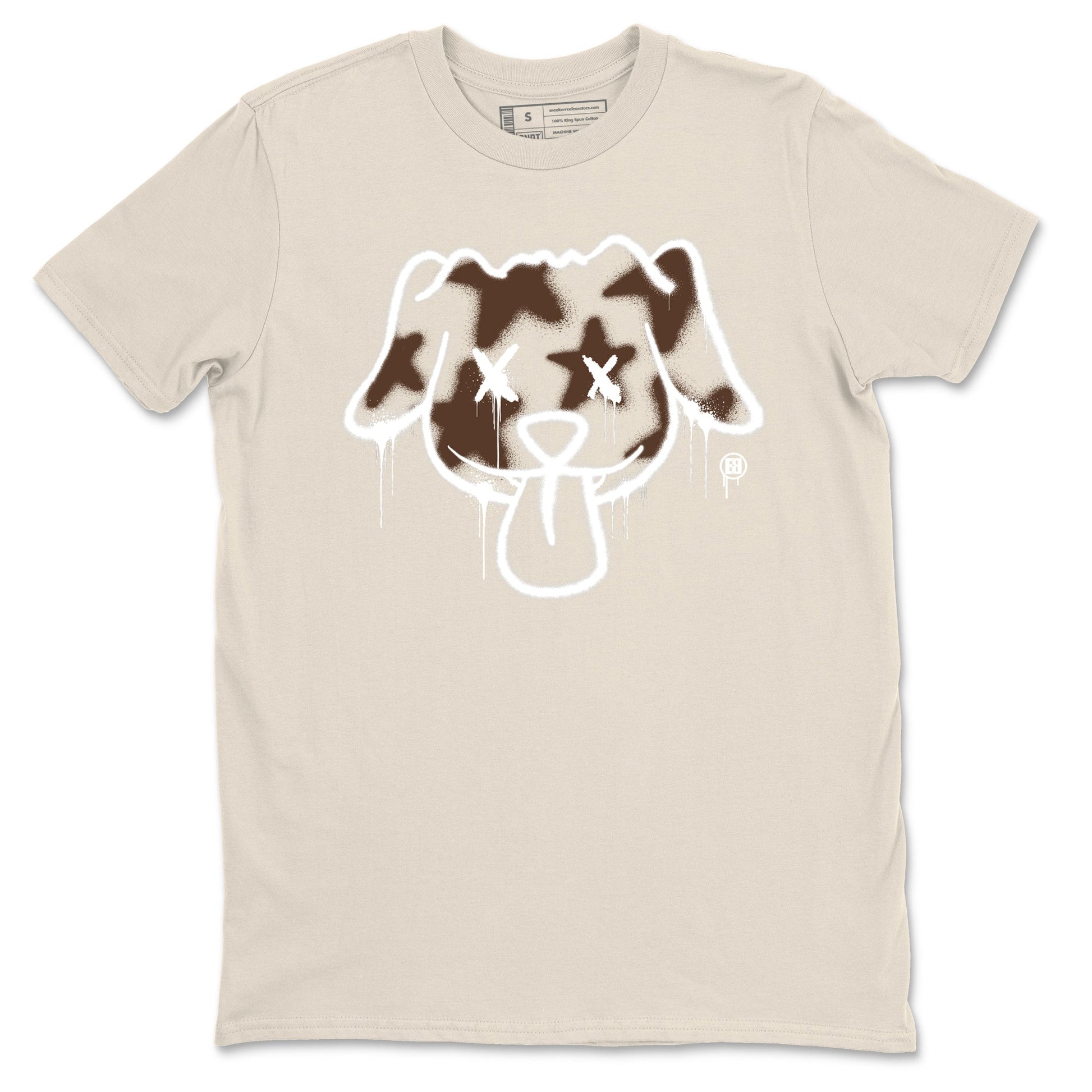 AJ12 Baroque Brown shirts to match jordans Graffiti dog best t shirts to wear with jordans SoleFly x Jordan 12 Baroque Brown match shoes to clothes SNRT Sneaker Tees unisex cotton Natural 2 shirts