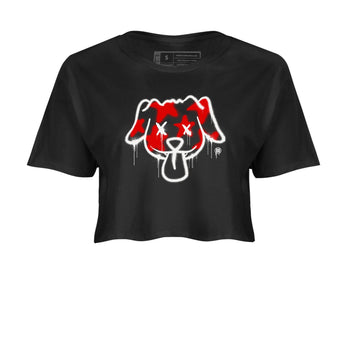 Air Jordan 12 Retro Taxi Flip shirts to match jordans Graffiti Dog Spangled Banner T-Shirt for Independence Day sneaker match tees 12s Red Taxi SNRT sneaker release Tees Black 2 crop length shirt