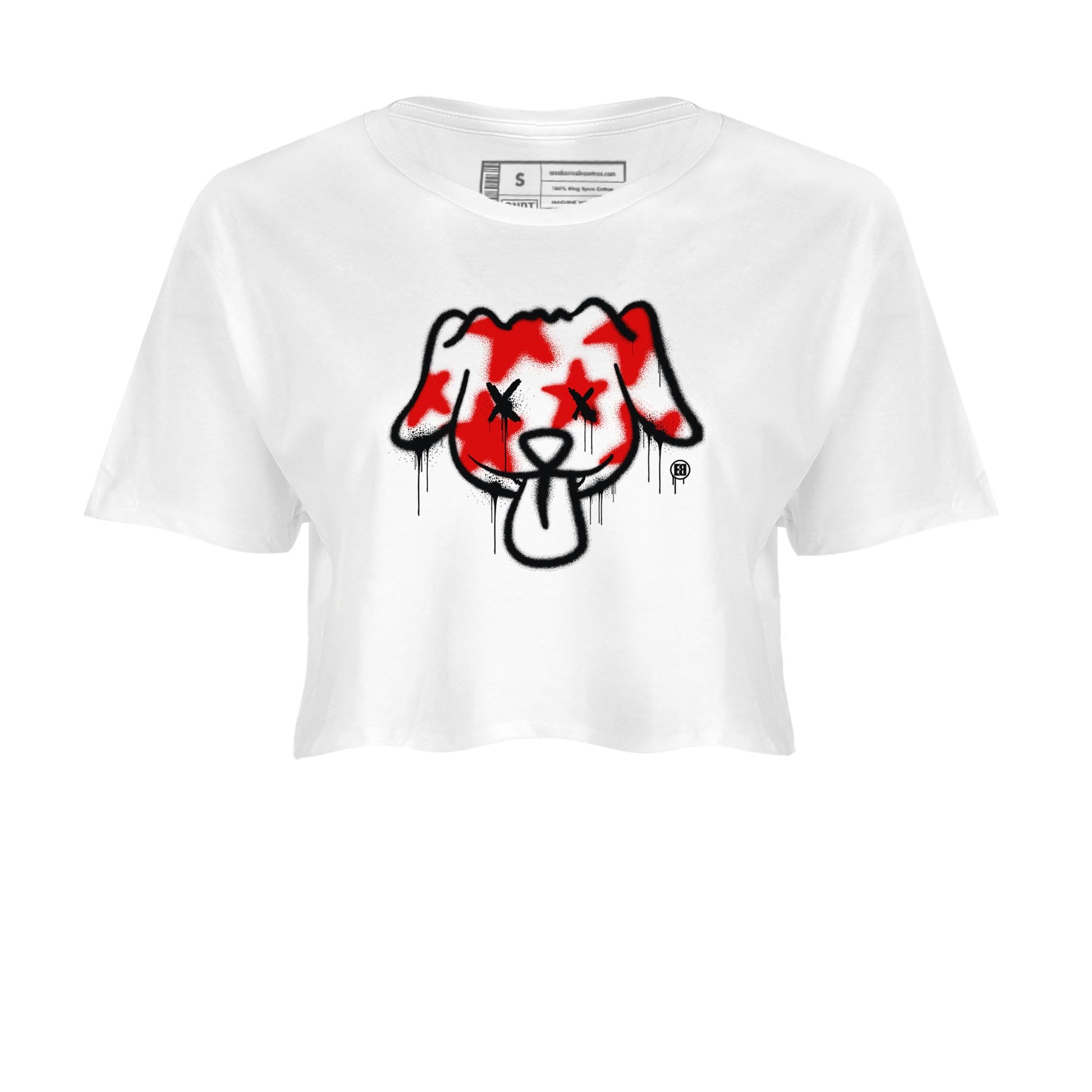 Air Jordan 12 Retro Taxi Flip shirts to match jordans Graffiti Dog Spangled Banner T-Shirt for Independence Day sneaker match tees 12s Red Taxi SNRT sneaker release Tees White 2 crop length shirt