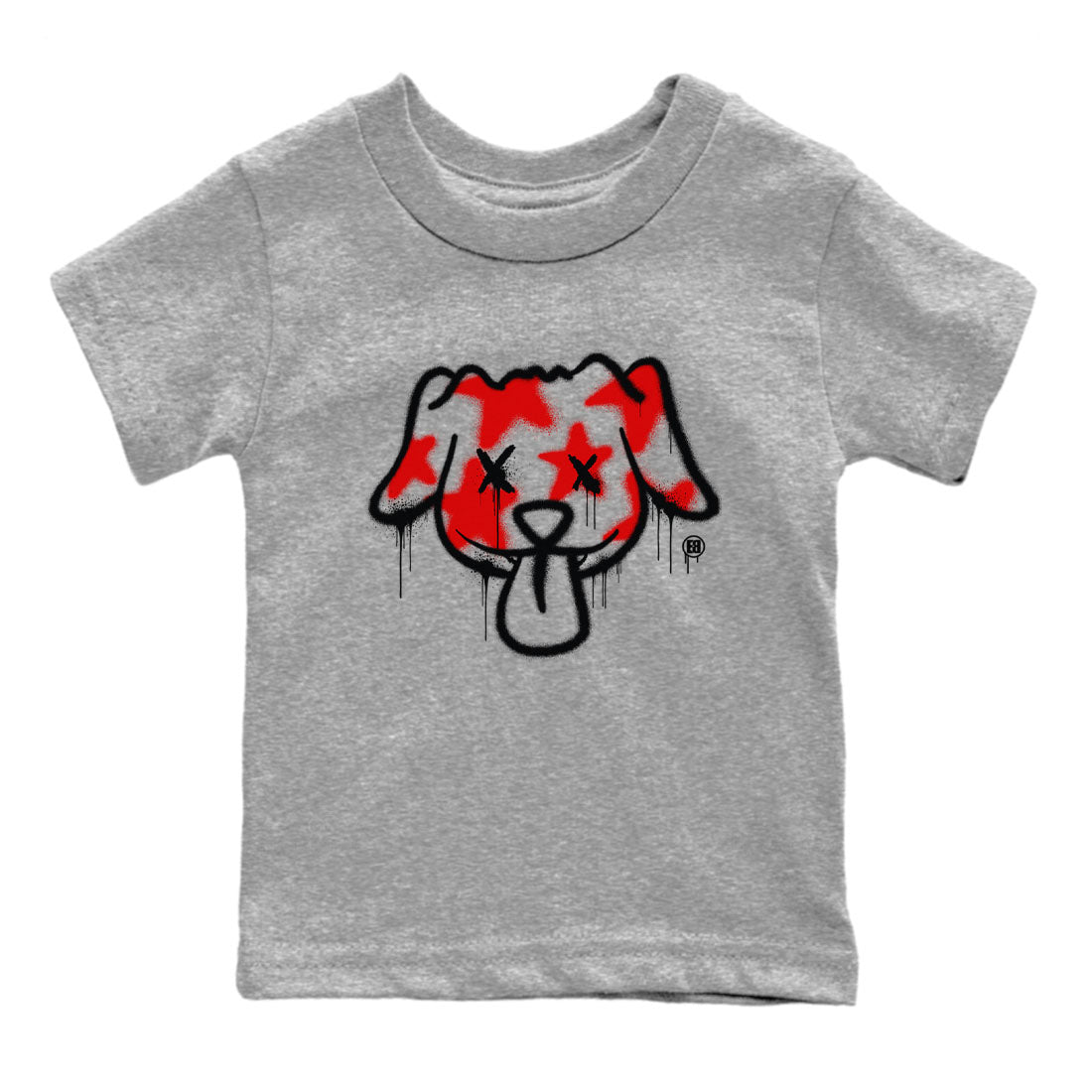 Air Jordan 12 Retro Taxi Flip shirts to match jordans Graffiti Dog Spangled Banner T-Shirt for Independence Day sneaker match tees 12s Red Taxi SNRT sneaker release tees baby toddler Heather Grey 2 cotton Shirt