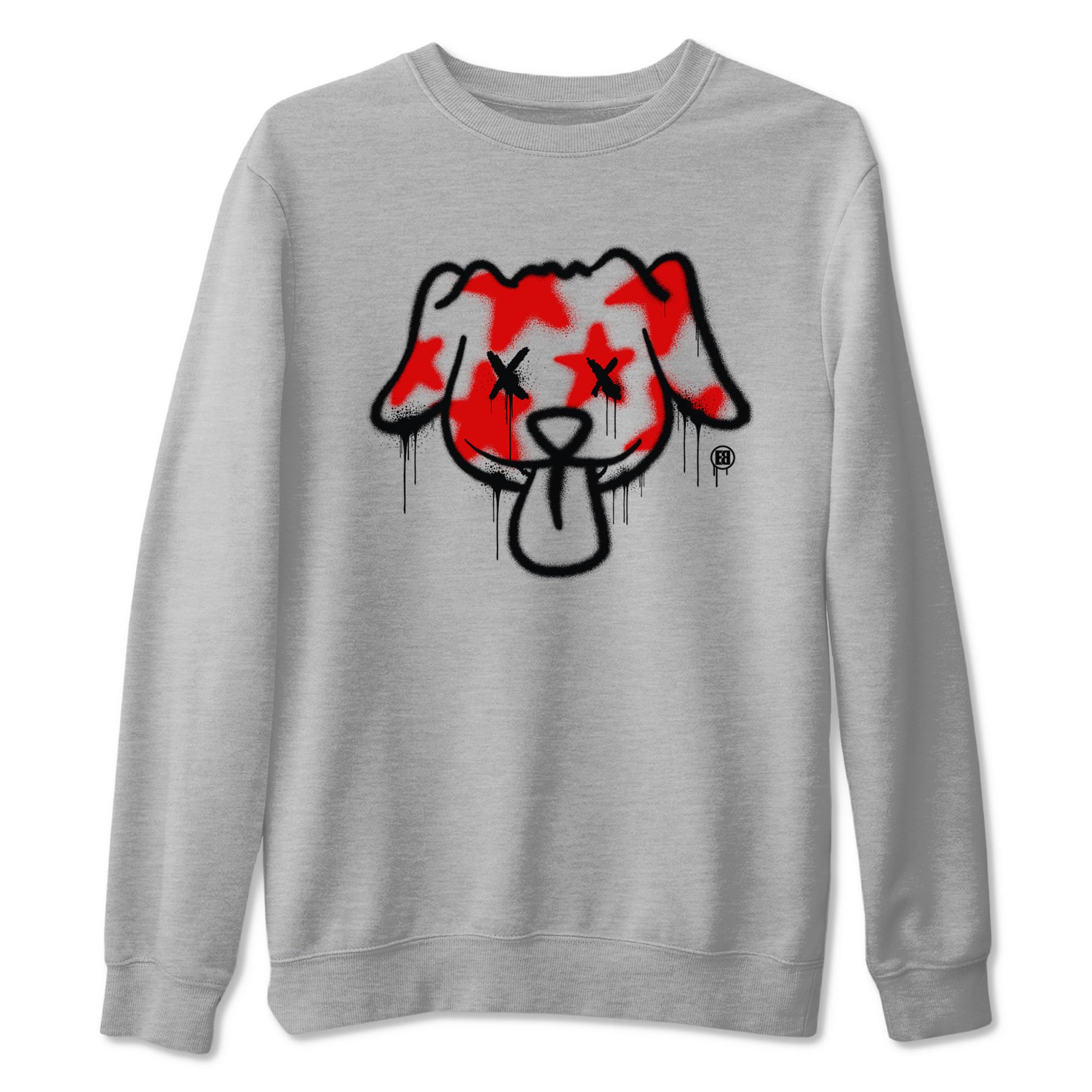Air Jordan 12 Retro Taxi Flip shirts to match jordans Graffiti Dog Spangled Banner T-Shirt for Independence Day sneaker match tees 12s Red Taxi SNRT sneaker release Tees unisex cotton Heather Grey 2 crew neck shirt