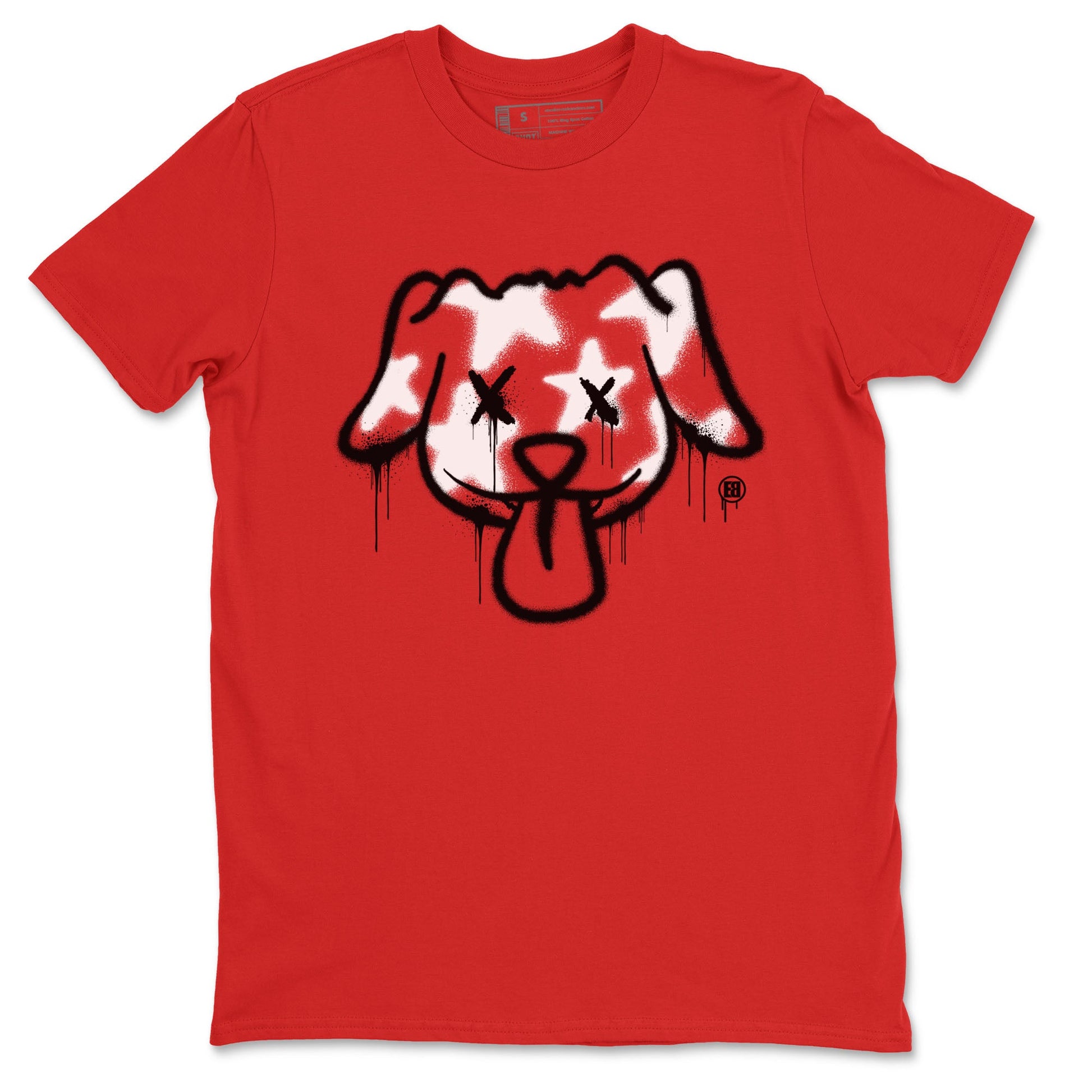 Air Jordan 12 Retro Taxi Flip shirts to match jordans Graffiti Dog Spangled Banner T-Shirt for Independence Day sneaker match tees 12s Red Taxi SNRT sneaker release Tees unisex cotton Red 2 crew neck shirt