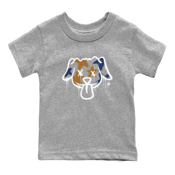 Air Jordan 13 Midnight Navy shirts to match jordans Graffiti Dog sneaker match tees 13 Midnight Navy SNRT Sneaker Release Tees Youth Baby Heather Grey 2 crew neck shirts